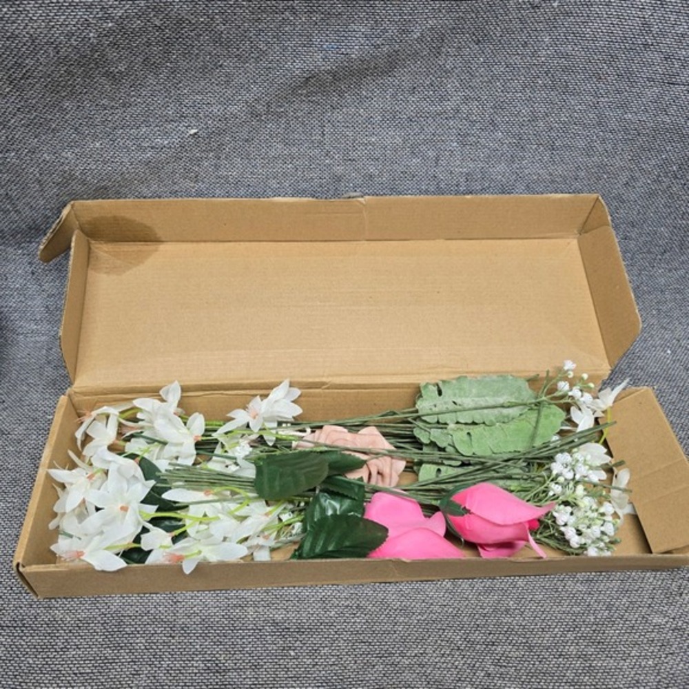 Artificial Floral Stems Mixed Bouquet Pink White OS Good Cottagecore